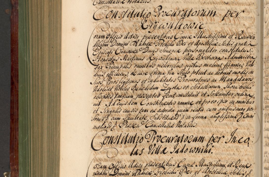 Zdjęcie nr 1027 dla obiektu archiwalnego: Acta actorum episcopalium R. D. Andreae Trzebicki, episcopi Cracoviensis et ducis Severiae de 1679. Volumen VIII