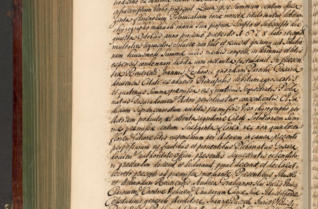 Zdjęcie nr 1023 dla obiektu archiwalnego: Acta actorum episcopalium R. D. Andreae Trzebicki, episcopi Cracoviensis et ducis Severiae de 1679. Volumen VIII