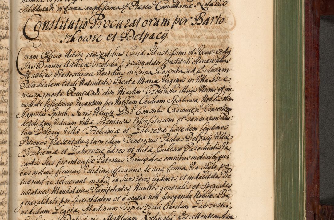 Zdjęcie nr 1020 dla obiektu archiwalnego: Acta actorum episcopalium R. D. Andreae Trzebicki, episcopi Cracoviensis et ducis Severiae de 1679. Volumen VIII