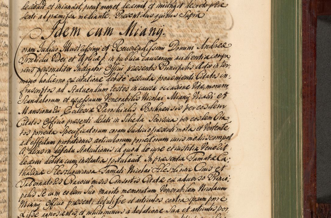 Zdjęcie nr 1018 dla obiektu archiwalnego: Acta actorum episcopalium R. D. Andreae Trzebicki, episcopi Cracoviensis et ducis Severiae de 1679. Volumen VIII