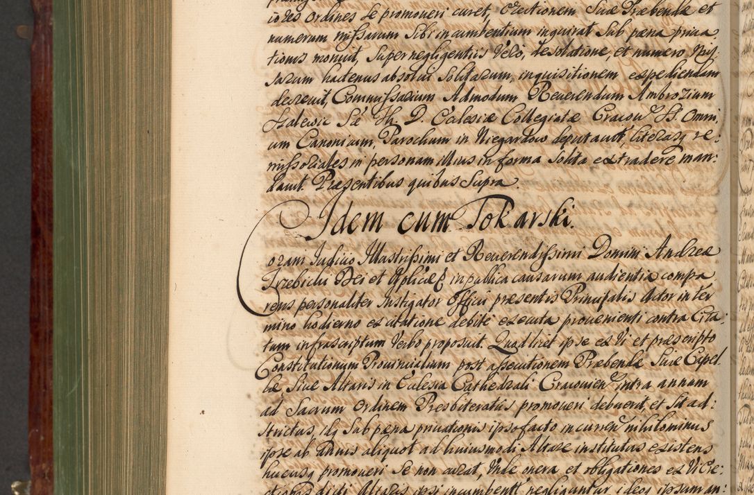 Zdjęcie nr 1017 dla obiektu archiwalnego: Acta actorum episcopalium R. D. Andreae Trzebicki, episcopi Cracoviensis et ducis Severiae de 1679. Volumen VIII