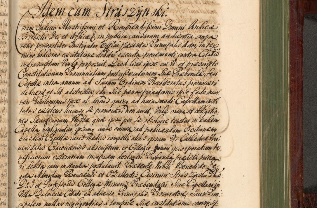 Zdjęcie nr 1016 dla obiektu archiwalnego: Acta actorum episcopalium R. D. Andreae Trzebicki, episcopi Cracoviensis et ducis Severiae de 1679. Volumen VIII