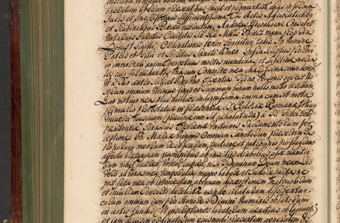 Zdjęcie nr 1357 dla obiektu archiwalnego: Acta actorum episcopalium R. D. Andreae Trzebicki, episcopi Cracoviensis et ducis Severiae de 1679. Volumen VIII