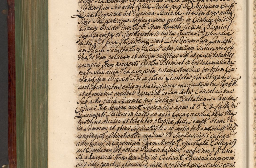 Zdjęcie nr 1359 dla obiektu archiwalnego: Acta actorum episcopalium R. D. Andreae Trzebicki, episcopi Cracoviensis et ducis Severiae de 1679. Volumen VIII