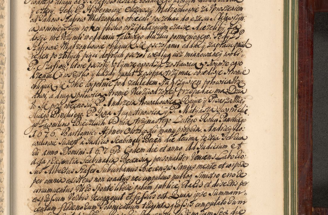 Zdjęcie nr 1356 dla obiektu archiwalnego: Acta actorum episcopalium R. D. Andreae Trzebicki, episcopi Cracoviensis et ducis Severiae de 1679. Volumen VIII