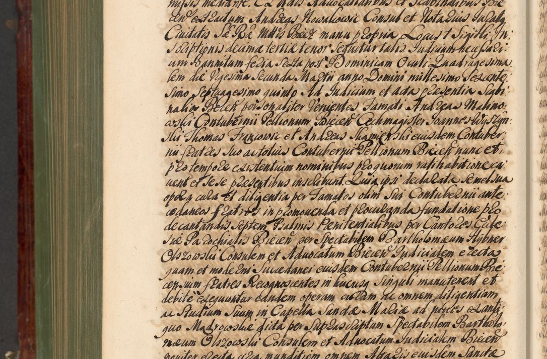 Zdjęcie nr 1351 dla obiektu archiwalnego: Acta actorum episcopalium R. D. Andreae Trzebicki, episcopi Cracoviensis et ducis Severiae de 1679. Volumen VIII