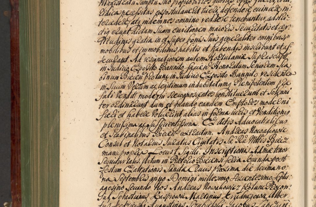 Zdjęcie nr 1345 dla obiektu archiwalnego: Acta actorum episcopalium R. D. Andreae Trzebicki, episcopi Cracoviensis et ducis Severiae de 1679. Volumen VIII