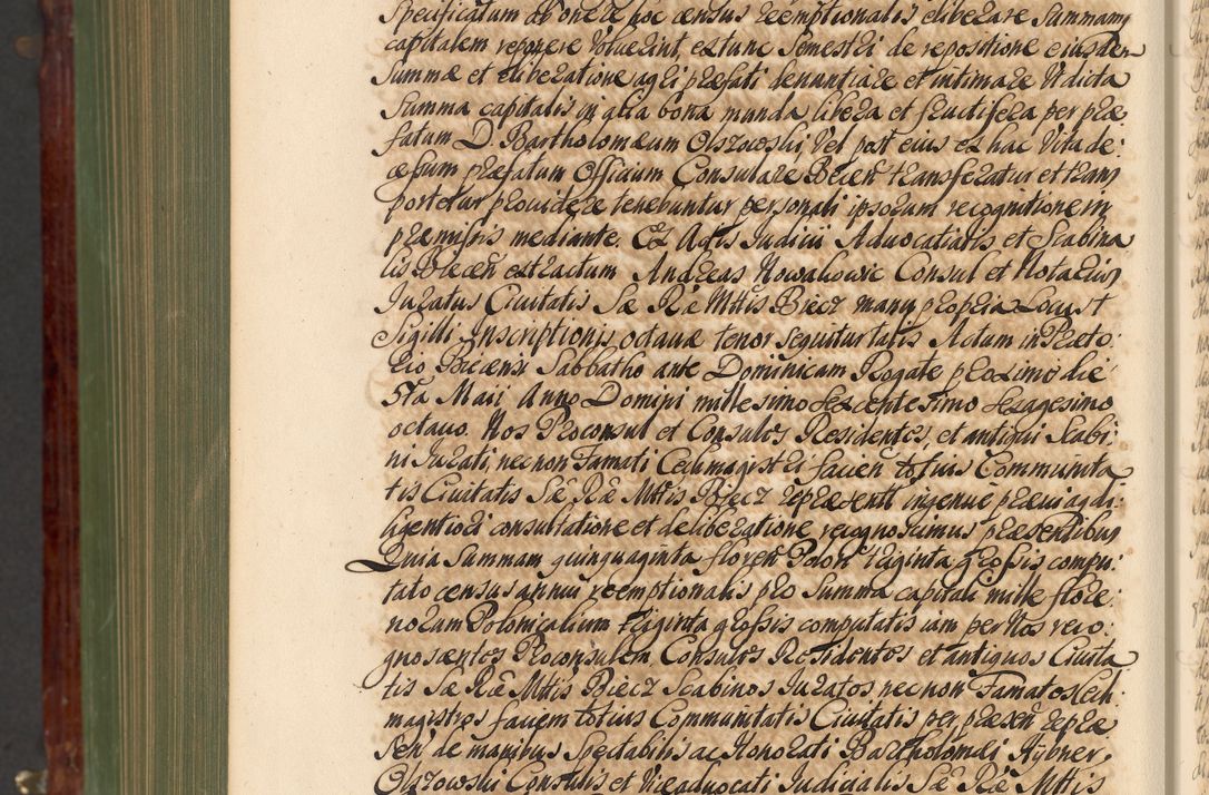 Zdjęcie nr 1339 dla obiektu archiwalnego: Acta actorum episcopalium R. D. Andreae Trzebicki, episcopi Cracoviensis et ducis Severiae de 1679. Volumen VIII