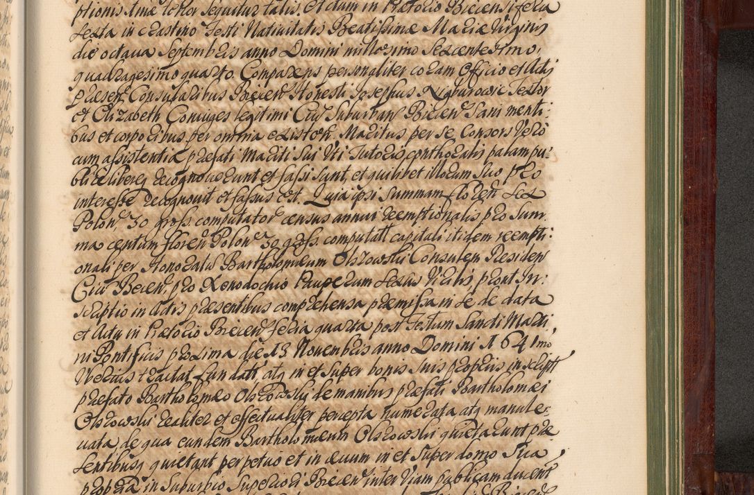 Zdjęcie nr 1322 dla obiektu archiwalnego: Acta actorum episcopalium R. D. Andreae Trzebicki, episcopi Cracoviensis et ducis Severiae de 1679. Volumen VIII