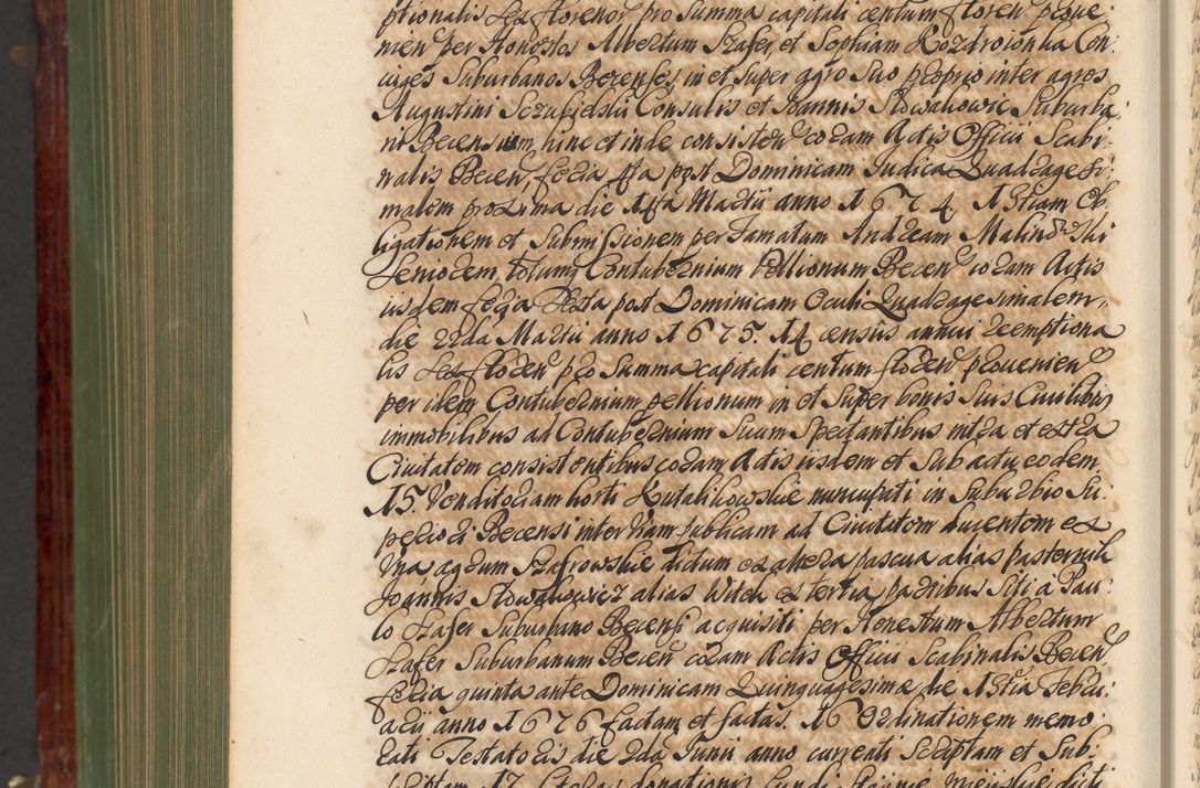 Zdjęcie nr 1317 dla obiektu archiwalnego: Acta actorum episcopalium R. D. Andreae Trzebicki, episcopi Cracoviensis et ducis Severiae de 1679. Volumen VIII