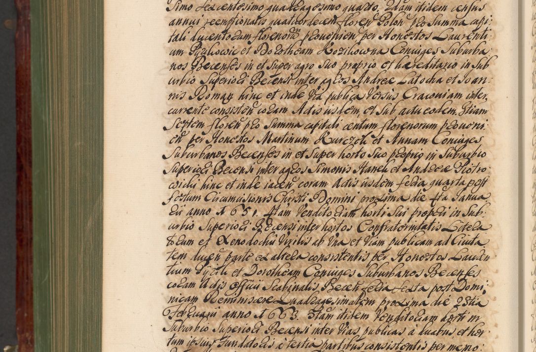 Zdjęcie nr 1315 dla obiektu archiwalnego: Acta actorum episcopalium R. D. Andreae Trzebicki, episcopi Cracoviensis et ducis Severiae de 1679. Volumen VIII