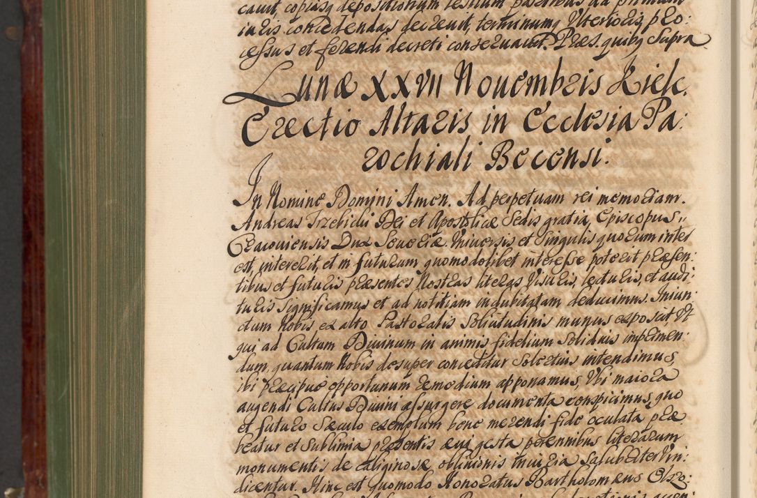 Zdjęcie nr 1313 dla obiektu archiwalnego: Acta actorum episcopalium R. D. Andreae Trzebicki, episcopi Cracoviensis et ducis Severiae de 1679. Volumen VIII