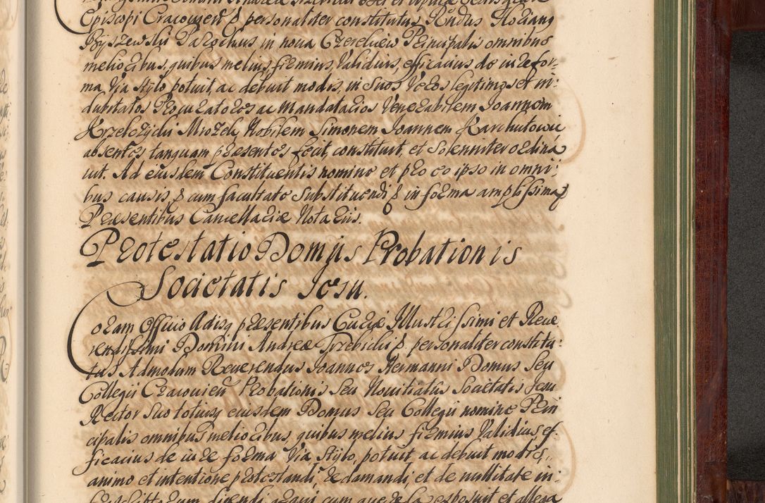 Zdjęcie nr 1310 dla obiektu archiwalnego: Acta actorum episcopalium R. D. Andreae Trzebicki, episcopi Cracoviensis et ducis Severiae de 1679. Volumen VIII