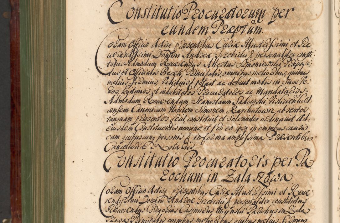 Zdjęcie nr 1309 dla obiektu archiwalnego: Acta actorum episcopalium R. D. Andreae Trzebicki, episcopi Cracoviensis et ducis Severiae de 1679. Volumen VIII