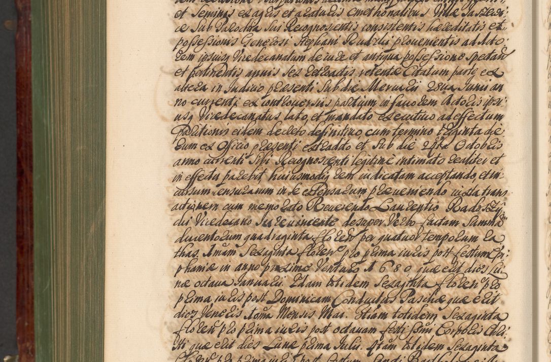 Zdjęcie nr 1307 dla obiektu archiwalnego: Acta actorum episcopalium R. D. Andreae Trzebicki, episcopi Cracoviensis et ducis Severiae de 1679. Volumen VIII