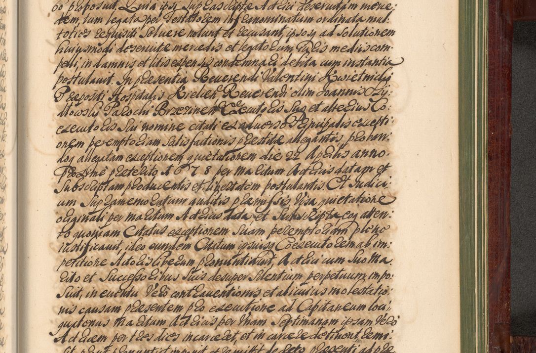 Zdjęcie nr 1306 dla obiektu archiwalnego: Acta actorum episcopalium R. D. Andreae Trzebicki, episcopi Cracoviensis et ducis Severiae de 1679. Volumen VIII