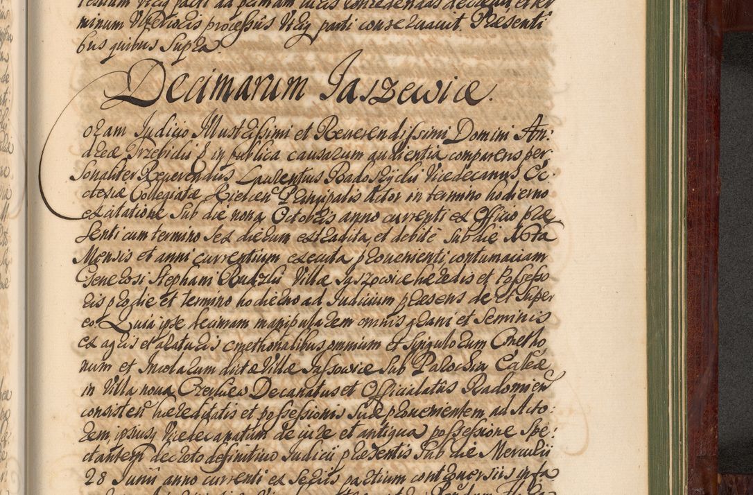 Zdjęcie nr 1304 dla obiektu archiwalnego: Acta actorum episcopalium R. D. Andreae Trzebicki, episcopi Cracoviensis et ducis Severiae de 1679. Volumen VIII