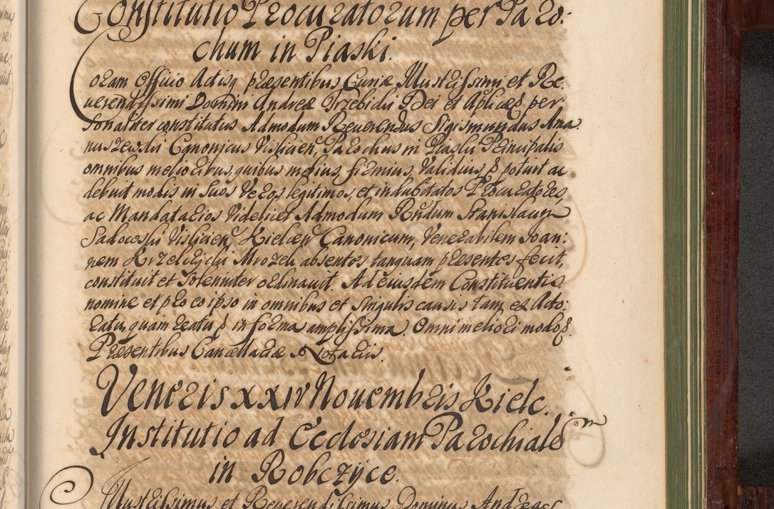 Zdjęcie nr 1302 dla obiektu archiwalnego: Acta actorum episcopalium R. D. Andreae Trzebicki, episcopi Cracoviensis et ducis Severiae de 1679. Volumen VIII