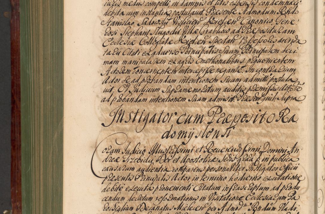 Zdjęcie nr 1299 dla obiektu archiwalnego: Acta actorum episcopalium R. D. Andreae Trzebicki, episcopi Cracoviensis et ducis Severiae de 1679. Volumen VIII