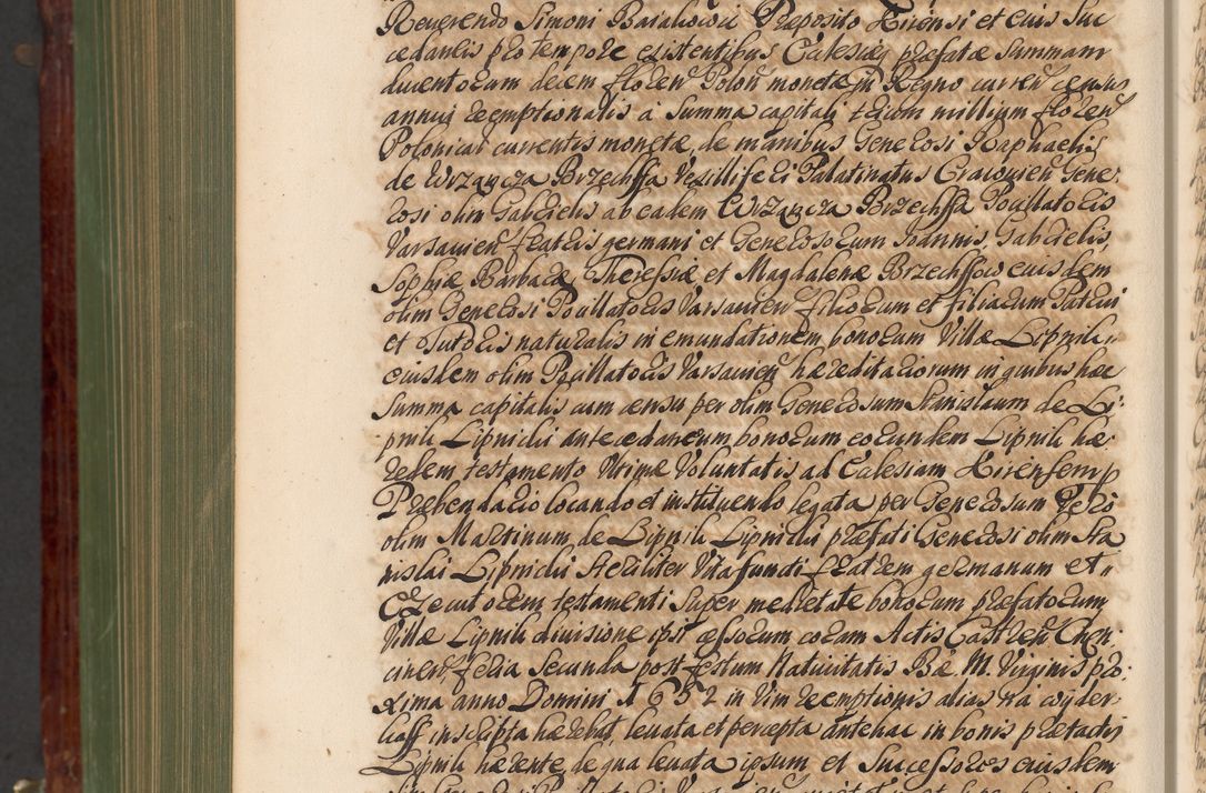 Zdjęcie nr 1291 dla obiektu archiwalnego: Acta actorum episcopalium R. D. Andreae Trzebicki, episcopi Cracoviensis et ducis Severiae de 1679. Volumen VIII