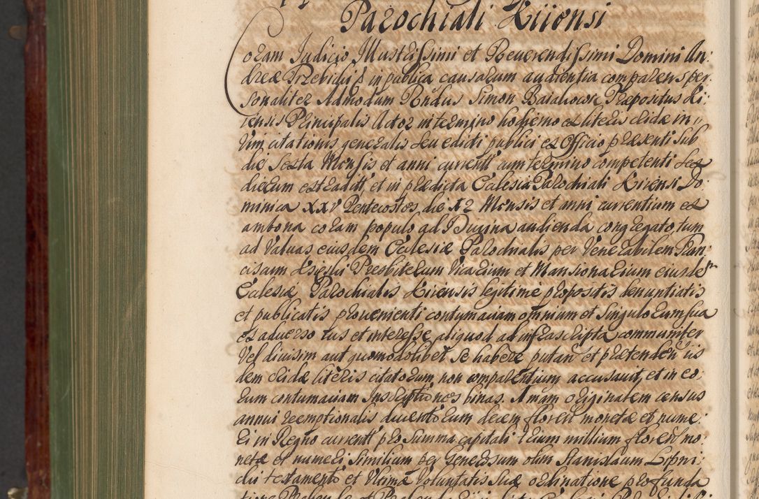 Zdjęcie nr 1285 dla obiektu archiwalnego: Acta actorum episcopalium R. D. Andreae Trzebicki, episcopi Cracoviensis et ducis Severiae de 1679. Volumen VIII