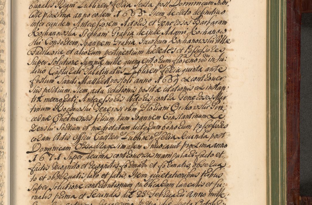 Zdjęcie nr 1280 dla obiektu archiwalnego: Acta actorum episcopalium R. D. Andreae Trzebicki, episcopi Cracoviensis et ducis Severiae de 1679. Volumen VIII