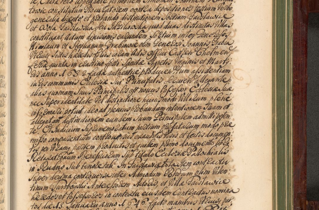 Zdjęcie nr 1278 dla obiektu archiwalnego: Acta actorum episcopalium R. D. Andreae Trzebicki, episcopi Cracoviensis et ducis Severiae de 1679. Volumen VIII