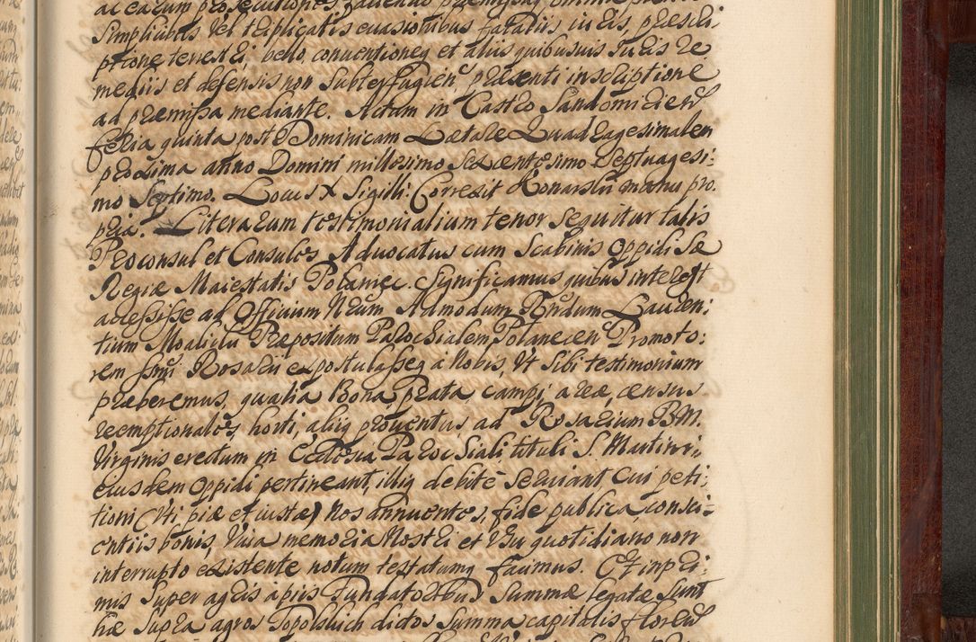 Zdjęcie nr 1270 dla obiektu archiwalnego: Acta actorum episcopalium R. D. Andreae Trzebicki, episcopi Cracoviensis et ducis Severiae de 1679. Volumen VIII