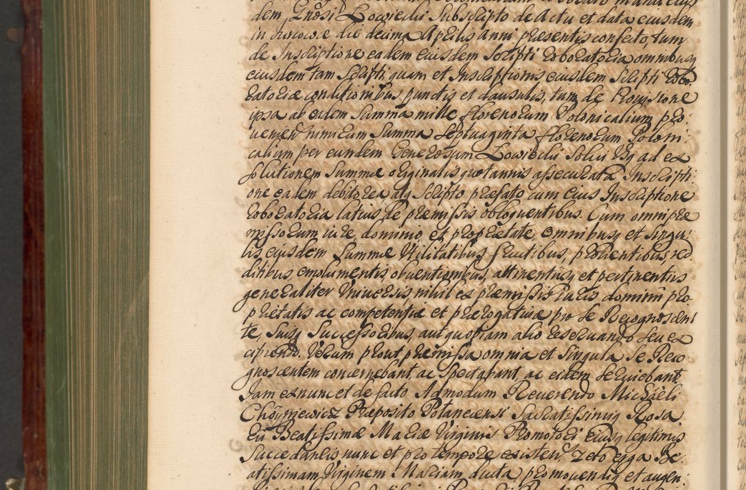 Zdjęcie nr 1263 dla obiektu archiwalnego: Acta actorum episcopalium R. D. Andreae Trzebicki, episcopi Cracoviensis et ducis Severiae de 1679. Volumen VIII