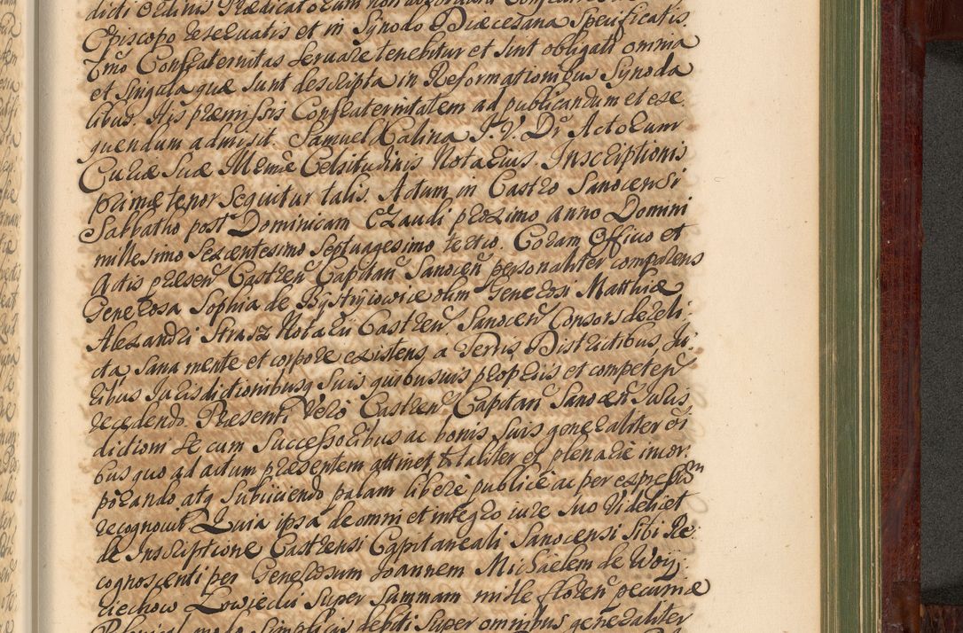 Zdjęcie nr 1262 dla obiektu archiwalnego: Acta actorum episcopalium R. D. Andreae Trzebicki, episcopi Cracoviensis et ducis Severiae de 1679. Volumen VIII