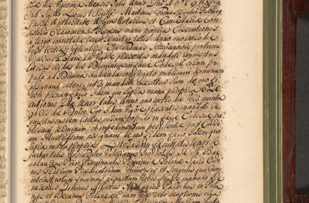 Zdjęcie nr 1260 dla obiektu archiwalnego: Acta actorum episcopalium R. D. Andreae Trzebicki, episcopi Cracoviensis et ducis Severiae de 1679. Volumen VIII