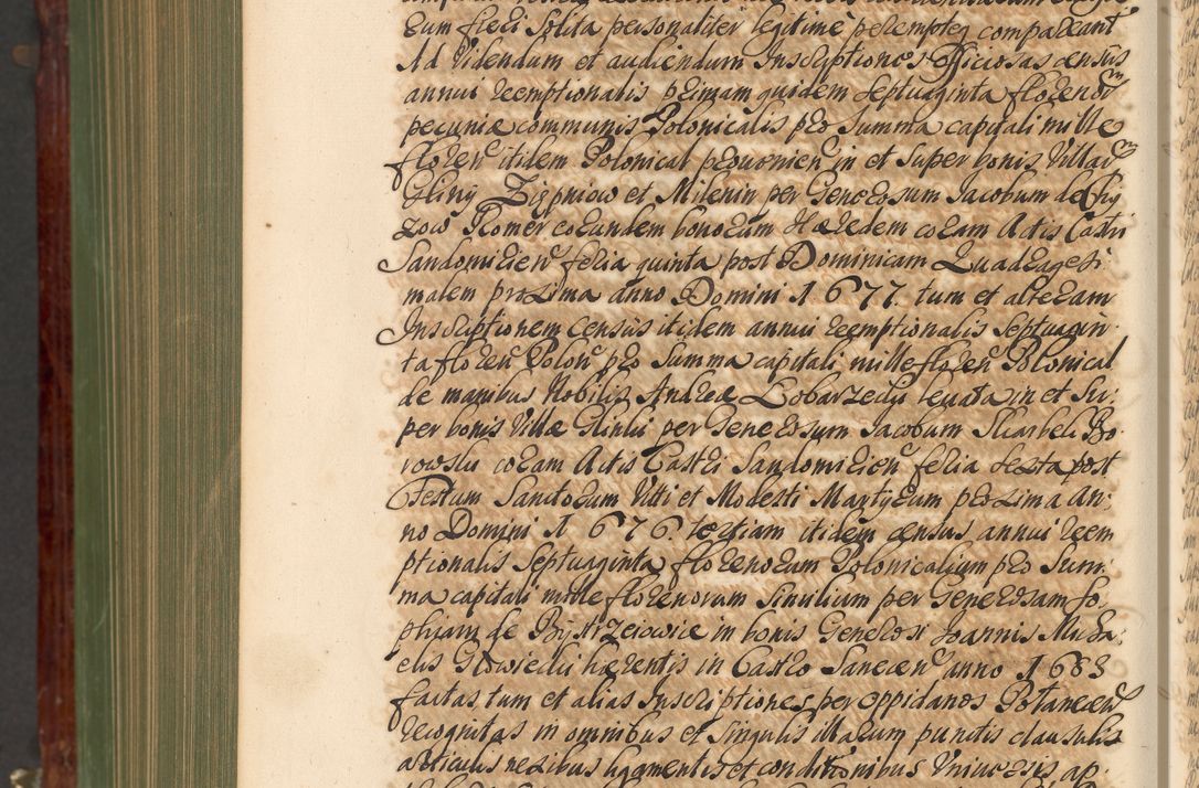 Zdjęcie nr 1259 dla obiektu archiwalnego: Acta actorum episcopalium R. D. Andreae Trzebicki, episcopi Cracoviensis et ducis Severiae de 1679. Volumen VIII