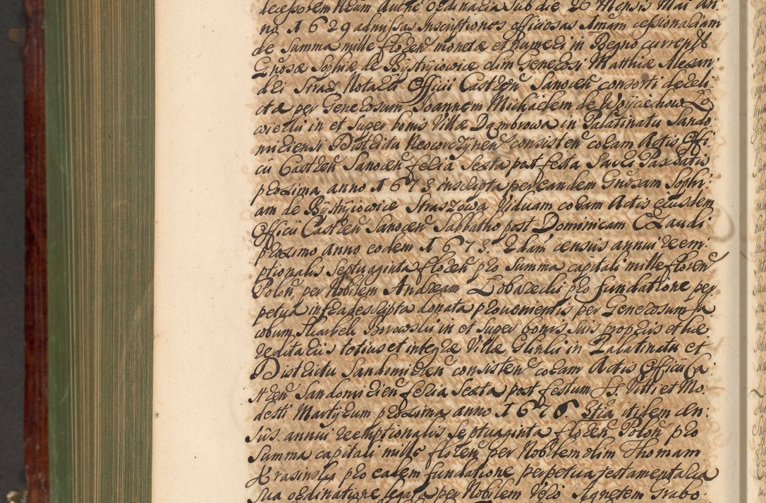 Zdjęcie nr 1257 dla obiektu archiwalnego: Acta actorum episcopalium R. D. Andreae Trzebicki, episcopi Cracoviensis et ducis Severiae de 1679. Volumen VIII