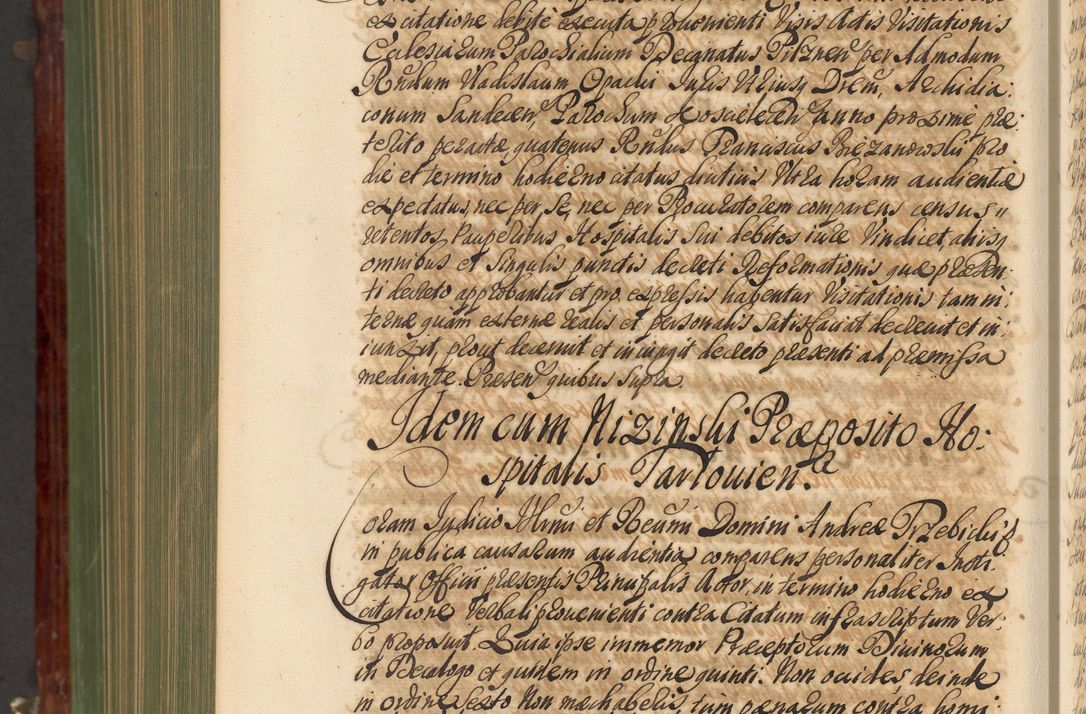 Zdjęcie nr 1253 dla obiektu archiwalnego: Acta actorum episcopalium R. D. Andreae Trzebicki, episcopi Cracoviensis et ducis Severiae de 1679. Volumen VIII