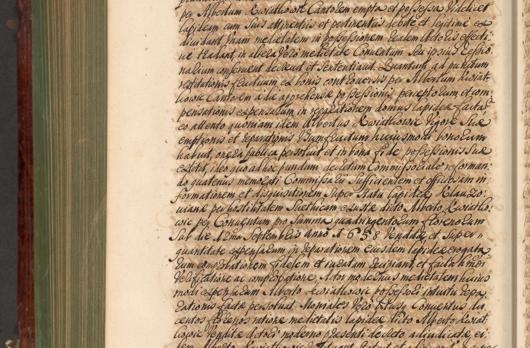 Zdjęcie nr 1249 dla obiektu archiwalnego: Acta actorum episcopalium R. D. Andreae Trzebicki, episcopi Cracoviensis et ducis Severiae de 1679. Volumen VIII