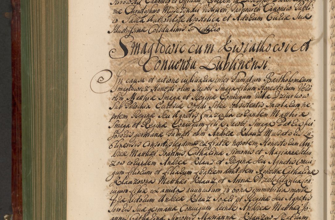 Zdjęcie nr 1243 dla obiektu archiwalnego: Acta actorum episcopalium R. D. Andreae Trzebicki, episcopi Cracoviensis et ducis Severiae de 1679. Volumen VIII