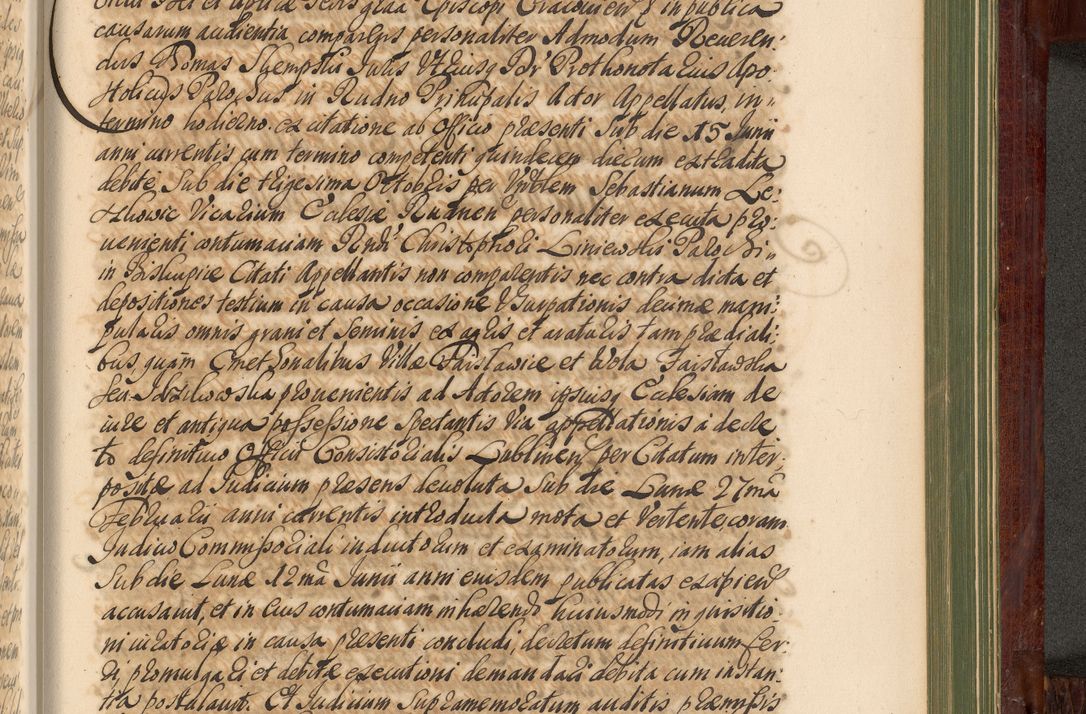Zdjęcie nr 1242 dla obiektu archiwalnego: Acta actorum episcopalium R. D. Andreae Trzebicki, episcopi Cracoviensis et ducis Severiae de 1679. Volumen VIII