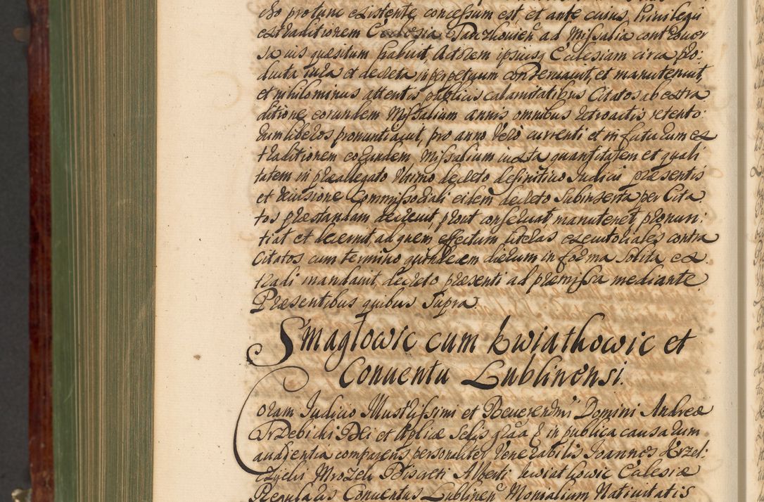 Zdjęcie nr 1233 dla obiektu archiwalnego: Acta actorum episcopalium R. D. Andreae Trzebicki, episcopi Cracoviensis et ducis Severiae de 1679. Volumen VIII