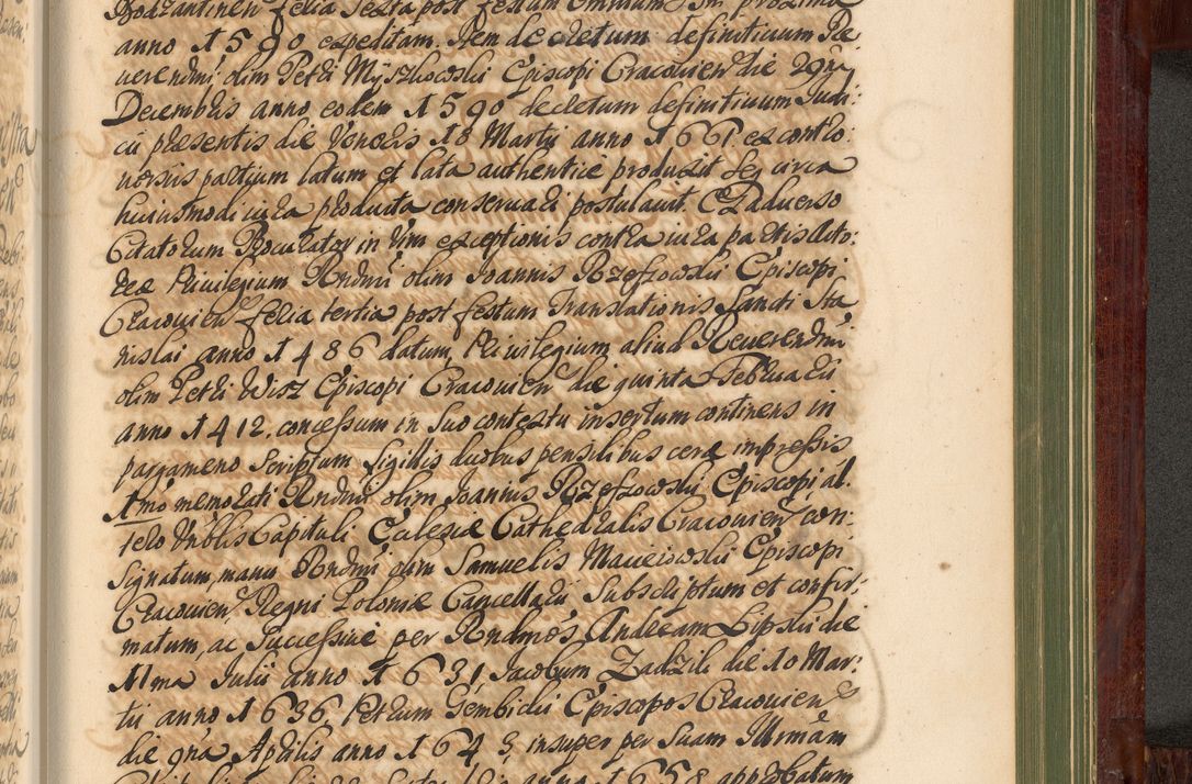 Zdjęcie nr 1232 dla obiektu archiwalnego: Acta actorum episcopalium R. D. Andreae Trzebicki, episcopi Cracoviensis et ducis Severiae de 1679. Volumen VIII