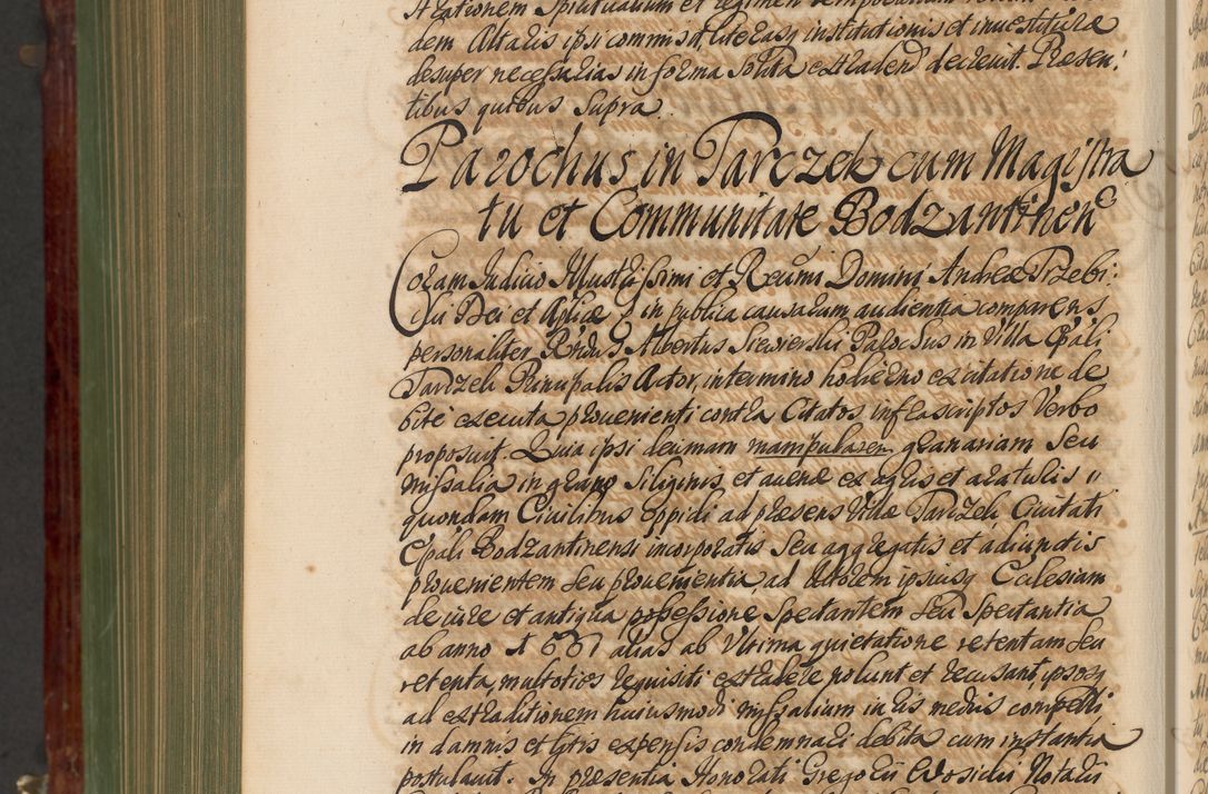 Zdjęcie nr 1231 dla obiektu archiwalnego: Acta actorum episcopalium R. D. Andreae Trzebicki, episcopi Cracoviensis et ducis Severiae de 1679. Volumen VIII