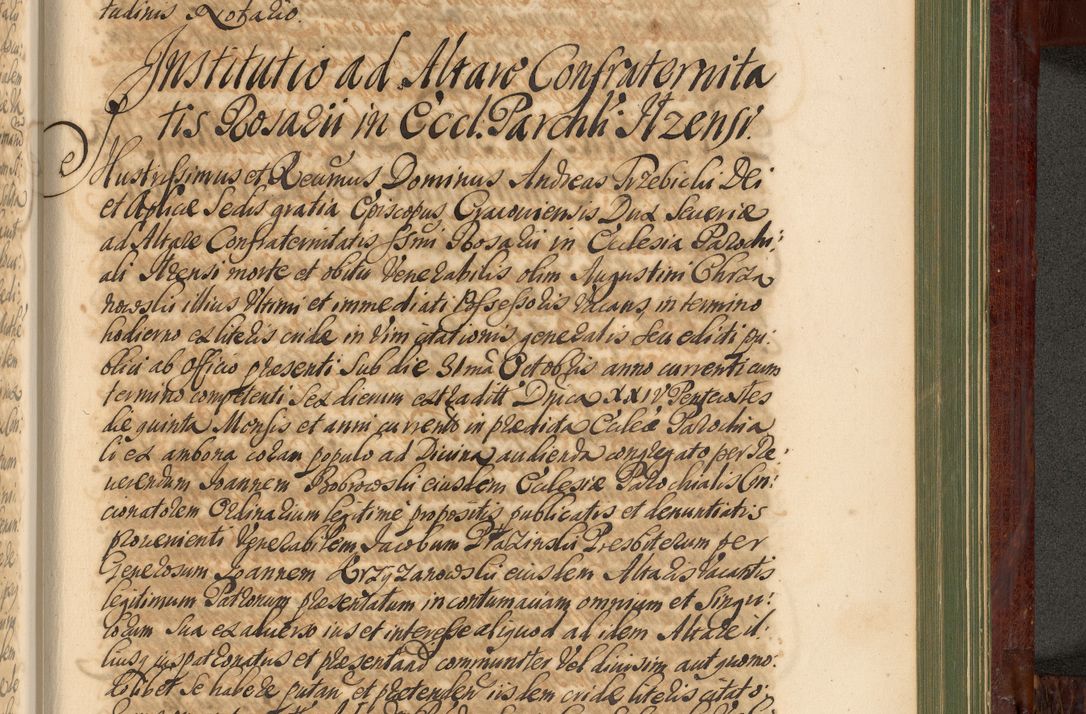 Zdjęcie nr 1230 dla obiektu archiwalnego: Acta actorum episcopalium R. D. Andreae Trzebicki, episcopi Cracoviensis et ducis Severiae de 1679. Volumen VIII