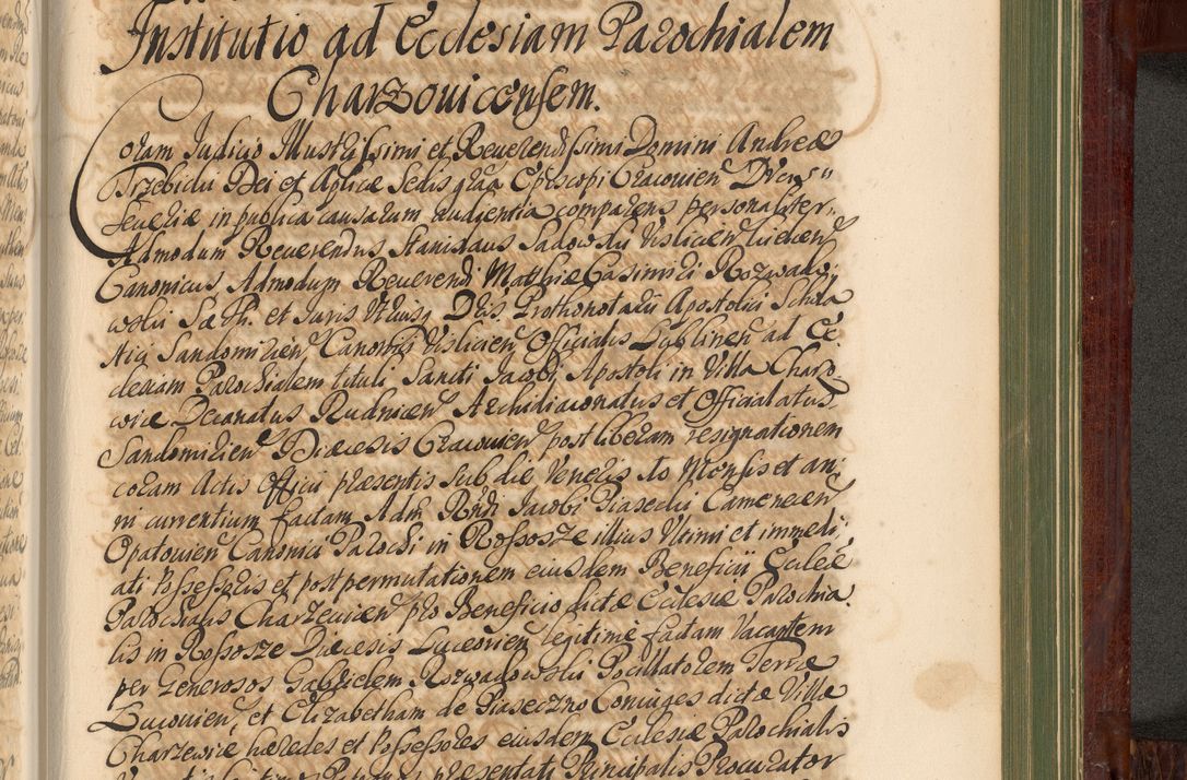Zdjęcie nr 1228 dla obiektu archiwalnego: Acta actorum episcopalium R. D. Andreae Trzebicki, episcopi Cracoviensis et ducis Severiae de 1679. Volumen VIII