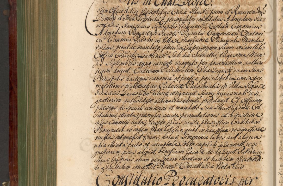 Zdjęcie nr 1227 dla obiektu archiwalnego: Acta actorum episcopalium R. D. Andreae Trzebicki, episcopi Cracoviensis et ducis Severiae de 1679. Volumen VIII