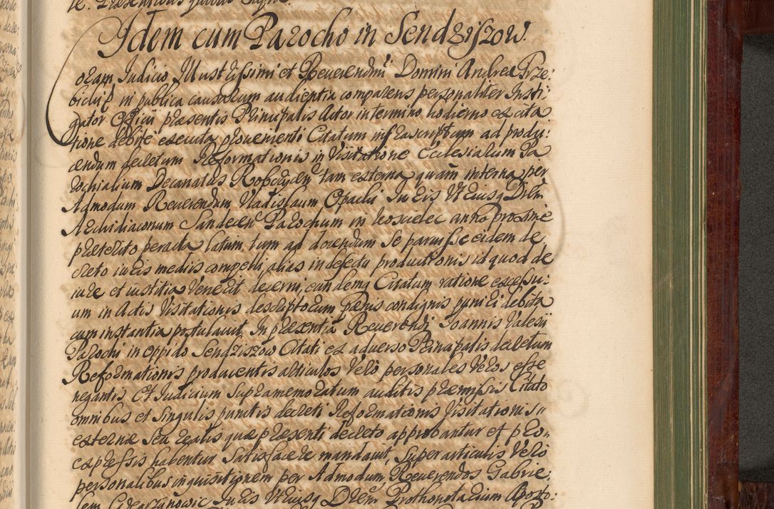 Zdjęcie nr 1222 dla obiektu archiwalnego: Acta actorum episcopalium R. D. Andreae Trzebicki, episcopi Cracoviensis et ducis Severiae de 1679. Volumen VIII