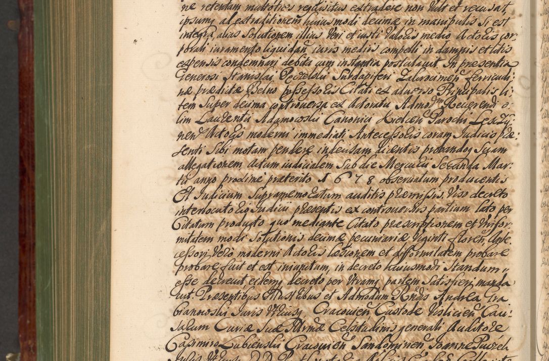 Zdjęcie nr 1217 dla obiektu archiwalnego: Acta actorum episcopalium R. D. Andreae Trzebicki, episcopi Cracoviensis et ducis Severiae de 1679. Volumen VIII