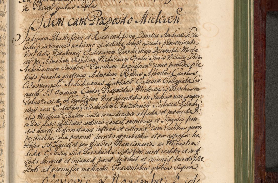 Zdjęcie nr 1216 dla obiektu archiwalnego: Acta actorum episcopalium R. D. Andreae Trzebicki, episcopi Cracoviensis et ducis Severiae de 1679. Volumen VIII