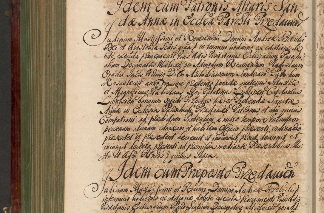 Zdjęcie nr 1215 dla obiektu archiwalnego: Acta actorum episcopalium R. D. Andreae Trzebicki, episcopi Cracoviensis et ducis Severiae de 1679. Volumen VIII