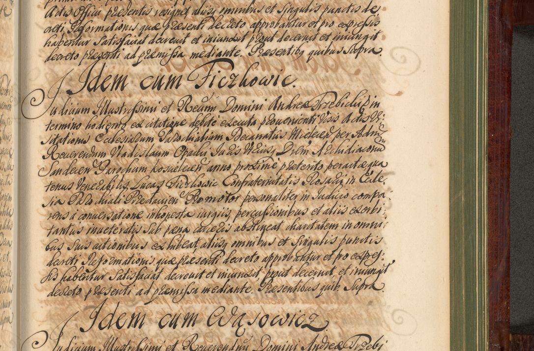 Zdjęcie nr 1214 dla obiektu archiwalnego: Acta actorum episcopalium R. D. Andreae Trzebicki, episcopi Cracoviensis et ducis Severiae de 1679. Volumen VIII