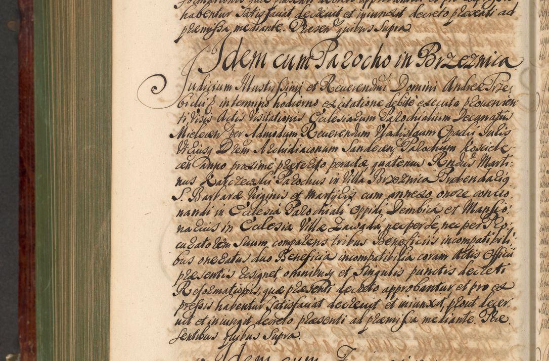 Zdjęcie nr 1211 dla obiektu archiwalnego: Acta actorum episcopalium R. D. Andreae Trzebicki, episcopi Cracoviensis et ducis Severiae de 1679. Volumen VIII