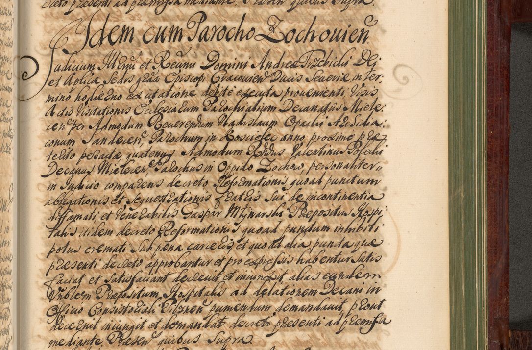 Zdjęcie nr 1210 dla obiektu archiwalnego: Acta actorum episcopalium R. D. Andreae Trzebicki, episcopi Cracoviensis et ducis Severiae de 1679. Volumen VIII